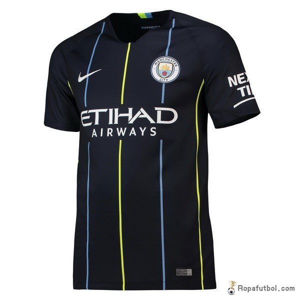 Tailandia Camiseta Manchester City Replica Segunda Ropa 2018/19 Azul